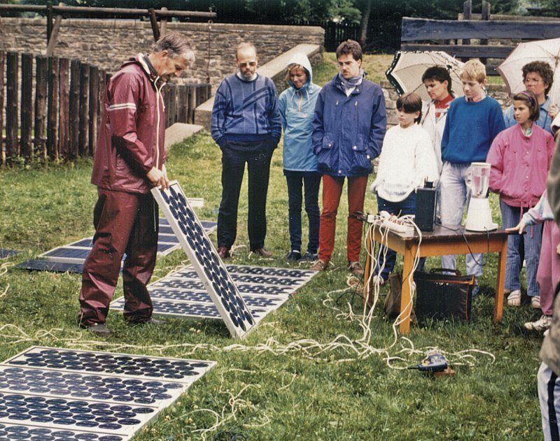 Die Anfänge: Vorführung in Wildenburg 1988