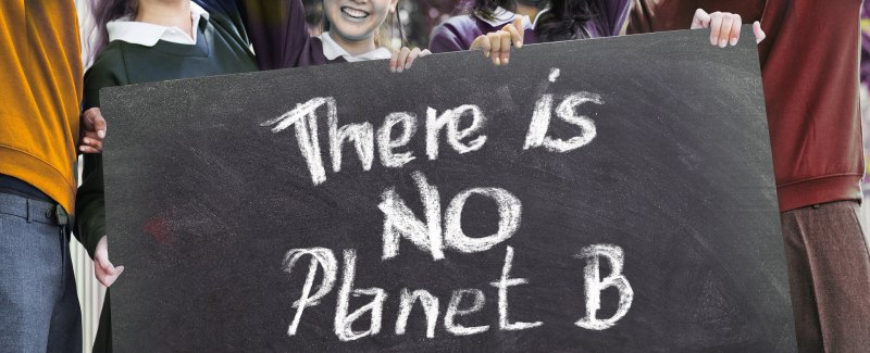 Klima-Demo: Kein Planet B