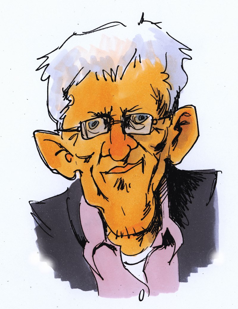 Karikatur Gerhard Mester Selbstportrait 