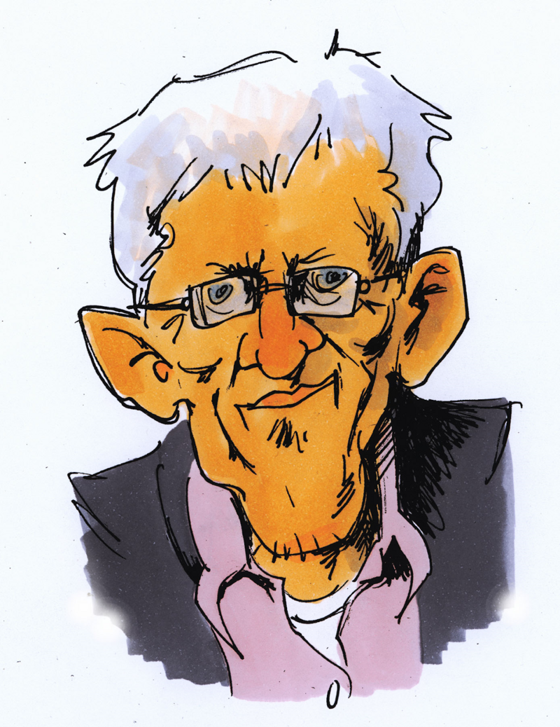 Karikatur Gerhard Mester Selbstportrait 