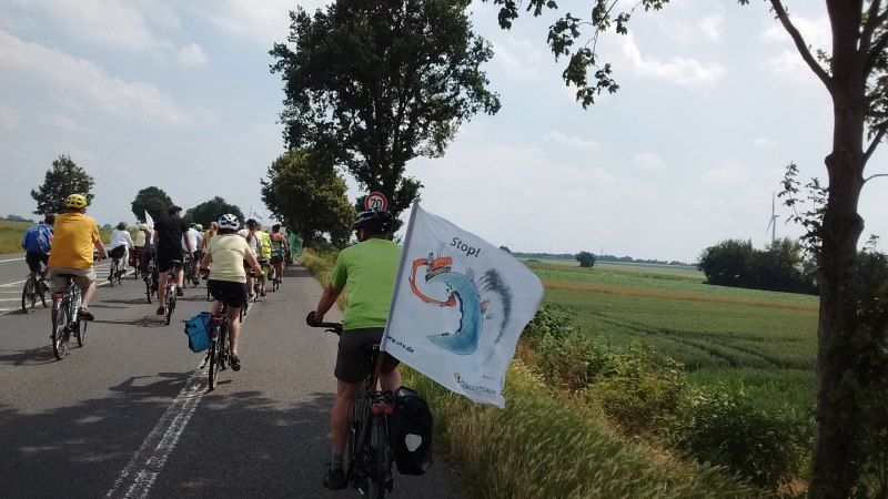 Demo Fahrraddemo Karikatur 