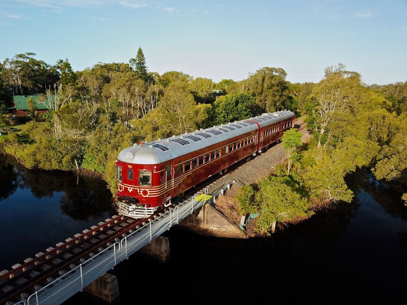 Among the elements on the Byron Solar Train