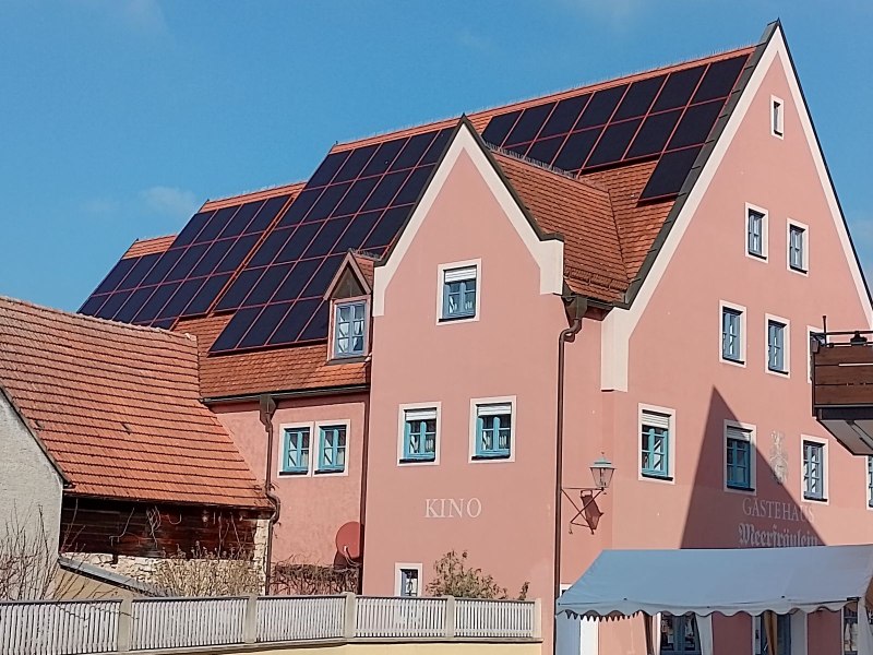 Farbige Solarmodule